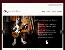 Tablet Screenshot of loveandbones.com